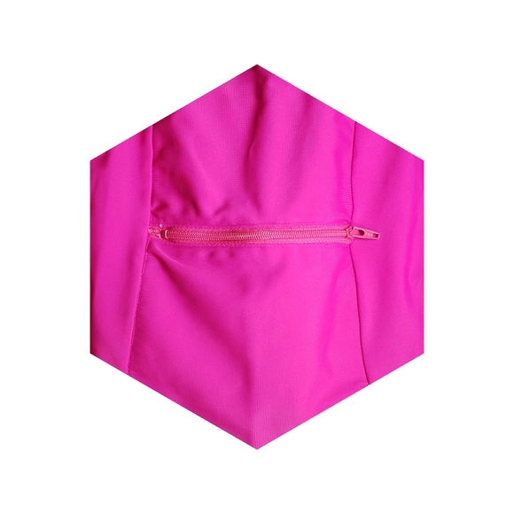 Gossip Swim Bottoms / Skirt Zipper Pocket Pink - Picture 3 of 7